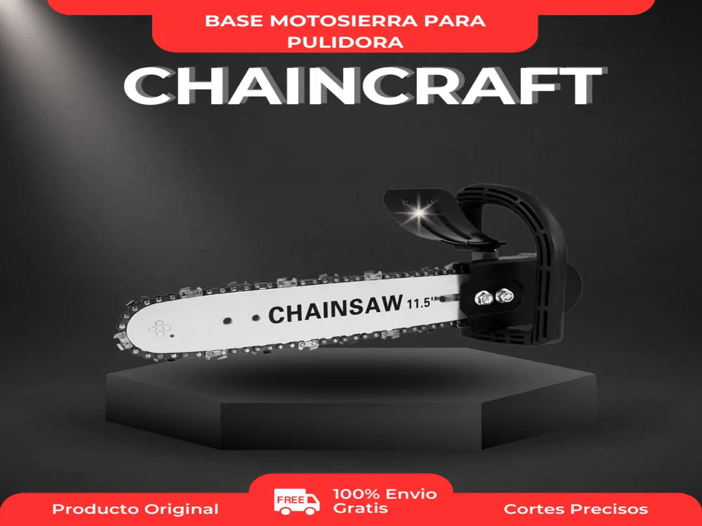 Base Motosierra para Pulidora ChainCraft™